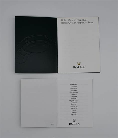 Rolex Oyster Perpetual Date booklet 2009 and translation booklet 